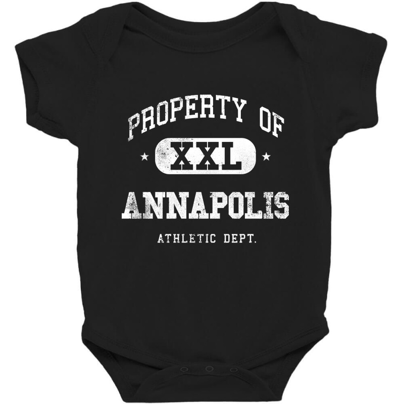 Annapolis Vintage Distressed College Property Xxl Baby Bodysuit | Artistshot