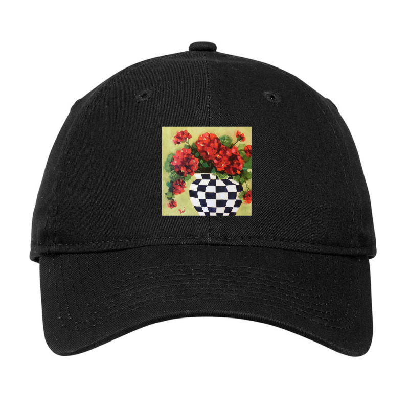 Geraniums I Adjustable Cap by cm-arts | Artistshot