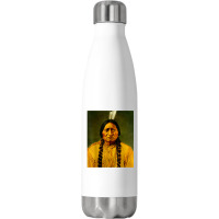 Sitting Bull Lakota Sioux Shaman Leader T Shirt Stainless Steel Water Bottle | Artistshot