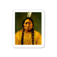 Sitting Bull Lakota Sioux Shaman Leader T Shirt Sticker | Artistshot