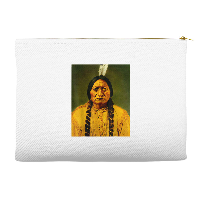 Sitting Bull Lakota Sioux Shaman Leader T Shirt Accessory Pouches | Artistshot