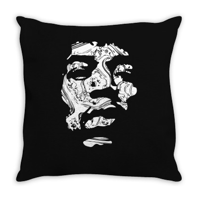 Jimi Hendrix Throw Pillow Designed By Fanshirt