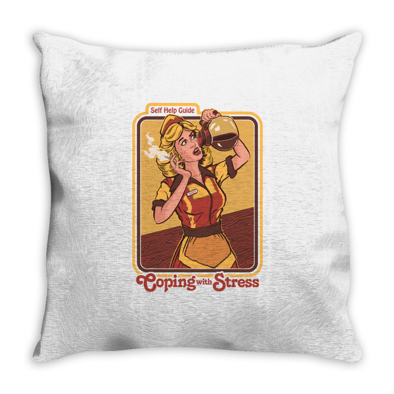 Coping With Stress Throw Pillow | Artistshot