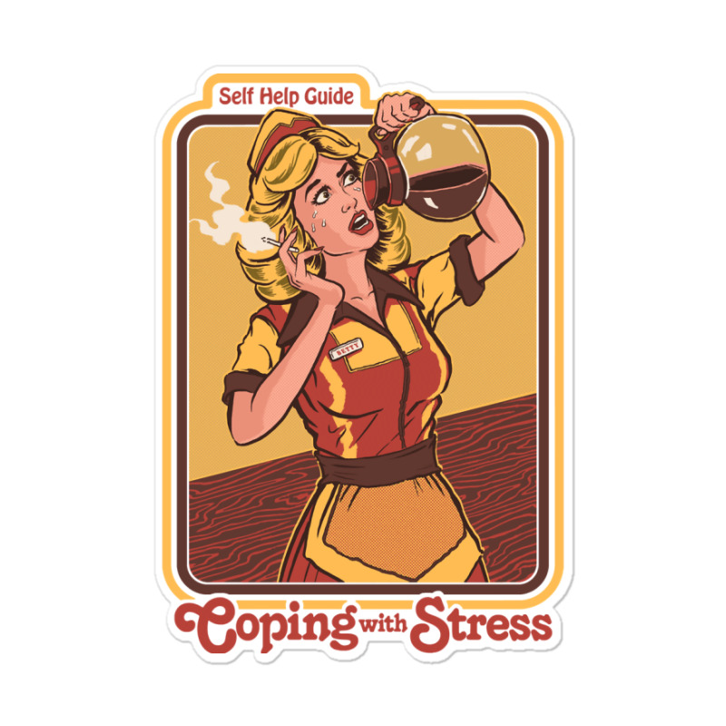 Coping With Stress Sticker | Artistshot