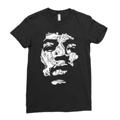 Jimi Hendrix Ladies Fitted T-shirt Designed By Fanshirt