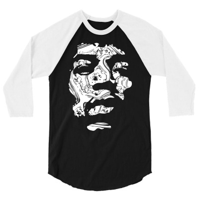 Jimi Hendrix 3/4 Sleeve Shirt Designed By Fanshirt