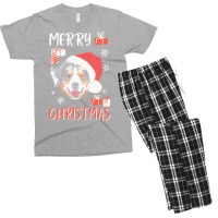 Australian Shepherd Funny Australian Shepherd Christmas Men's T-shirt Pajama Set | Artistshot