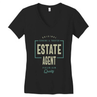 Estate Agent Women's V-neck T-shirt | Artistshot
