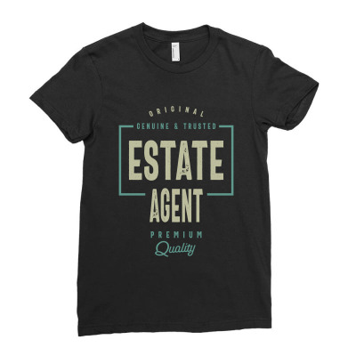 Estate Agent Ladies Fitted T-shirt Designed By Cidolopez