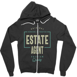 Estate Agent Zipper Hoodie | Artistshot