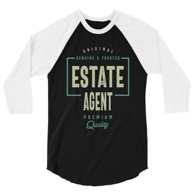 Estate Agent 3/4 Sleeve Shirt Designed By Cidolopez
