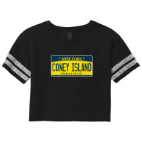 Coney Island New York Brooklyn Ny License Plate Beach Gift Scorecard Crop Tee | Artistshot