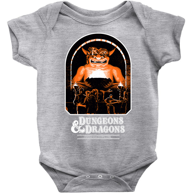 Dungeons   Dragons Vintage Player S Handbook Baby Bodysuit by AuturoMedero90 | Artistshot