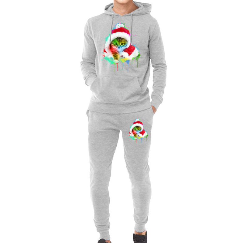 Merry Christmas Cat Hoodie & Jogger Set | Artistshot