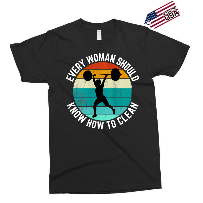 Womens Every Woman Should Know How To Clean Tank Top Weight Lifting Ta Exclusive T-shirt | Artistshot