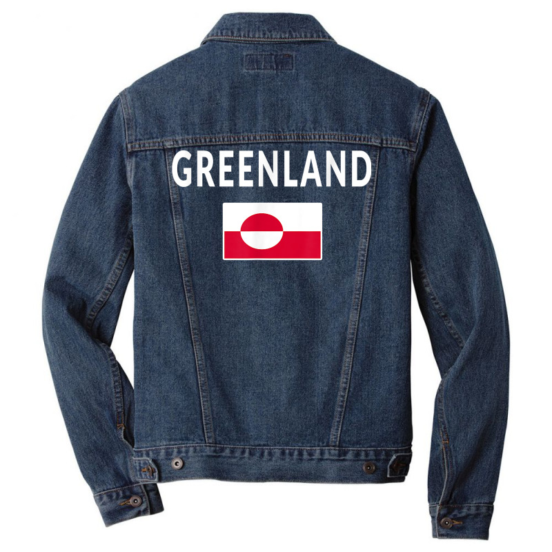 Greenland T Shirt Tee Flag Souvenir Gift Greenlanders T Shirt Men Denim Jacket | Artistshot