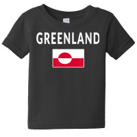 Greenland T Shirt Tee Flag Souvenir Gift Greenlanders T Shirt Baby Tee | Artistshot