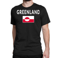 Greenland T Shirt Tee Flag Souvenir Gift Greenlanders T Shirt Classic T-shirt | Artistshot