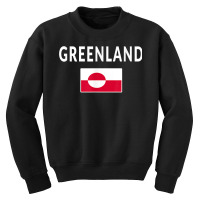 Greenland T Shirt Tee Flag Souvenir Gift Greenlanders T Shirt Youth Sweatshirt | Artistshot