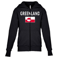 Greenland T Shirt Tee Flag Souvenir Gift Greenlanders T Shirt Youth Zipper Hoodie | Artistshot