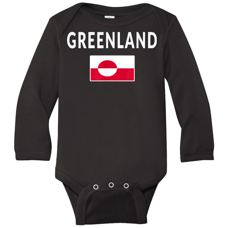 Greenland T Shirt Tee Flag Souvenir Gift Greenlanders T Shirt Long Sleeve Baby Bodysuit | Artistshot