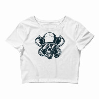 Scuba Diver Twinset Diving Theme Crop Top | Artistshot