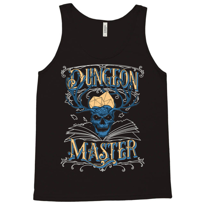 Dungeon Master  Ttrpg Dice Skull Tank Top | Artistshot