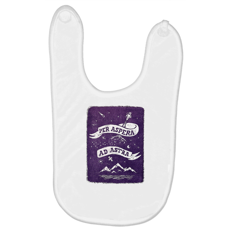 Per Aspera Ad Astra Baby Bibs | Artistshot