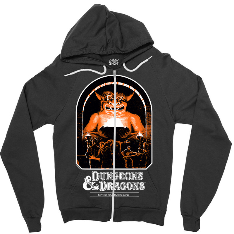 Dungeons & Dragons Vintage Player's Handbook Zipper Hoodie by CUSER3772 | Artistshot