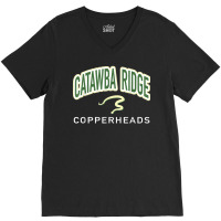 Catawba Ridge High School Copperheads V-neck Tee | Artistshot