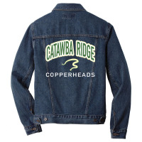 Catawba Ridge High School Copperheads Men Denim Jacket | Artistshot