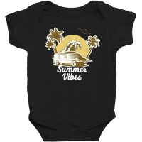 Summer Vibes California Beach Baby Bodysuit | Artistshot