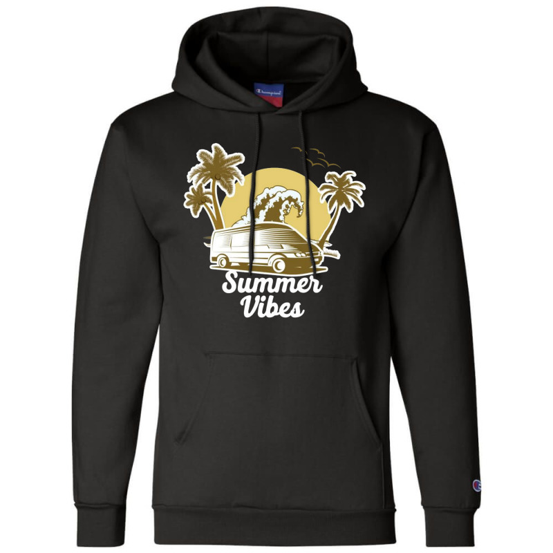 Summer Vibes California Beach Champion Hoodie | Artistshot