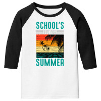 Summer Vibes School Out For Sunset Youth 3/4 Sleeve | Artistshot