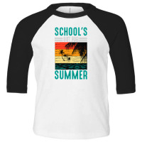 Summer Vibes School Out For Sunset Toddler 3/4 Sleeve Tee | Artistshot