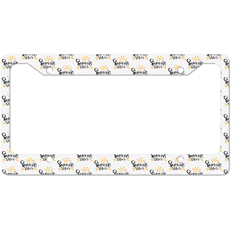 Summer Vibes So Good Life License Plate Frame | Artistshot