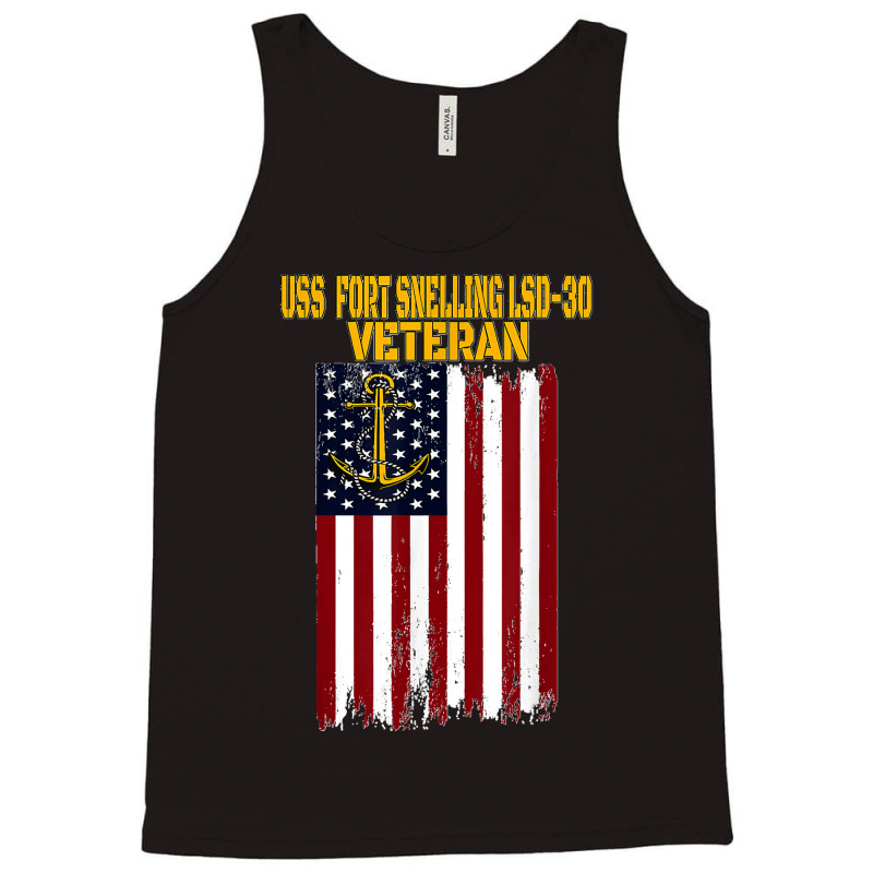 Uss Fort Snelling Lsd 30 Dock Landing Ship Veterans Day Tank Top by AnaMercedesContreras | Artistshot