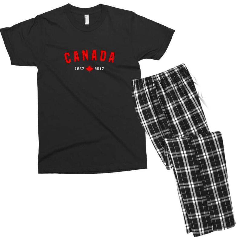 Canada 150 1867-2017 Maple Leaf Men's T-shirt Pajama Set by DiyaBarry | Artistshot