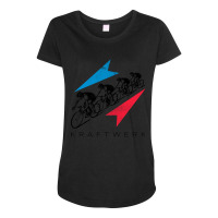 Kraftwerk Retro Original Fan Art Design Maternity Scoop Neck T-shirt | Artistshot