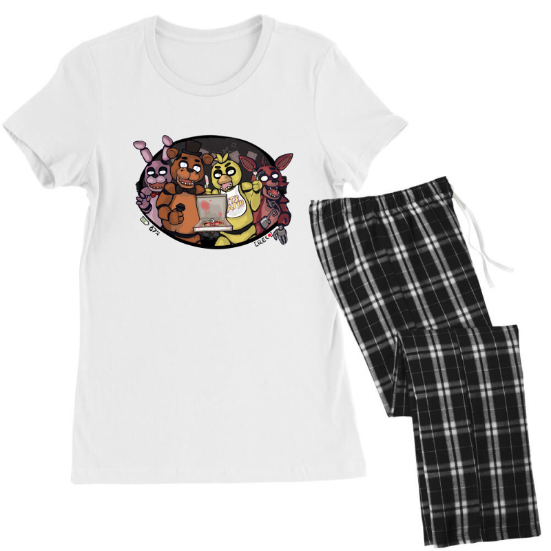 Custom Five Nights At Freddys 5 Women s Pajamas Set By Huanjitore