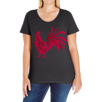 Filipino Gamecock Cockfighting Ladies Curvy T-shirt | Artistshot