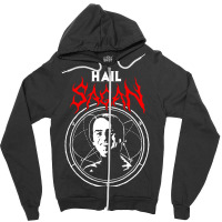 Hail Sagan Merch Zipper Hoodie | Artistshot