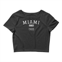 Miami Ohio Oh Vintage Crop Top | Artistshot