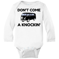 Van Knocking Long Sleeve Baby Bodysuit | Artistshot