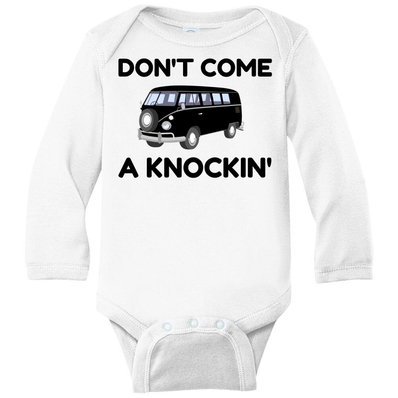 Van Knocking Long Sleeve Baby Bodysuit by Perfect Designers | Artistshot