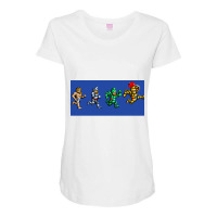 Sir Arthur's Evolution Poster Maternity Scoop Neck T-shirt | Artistshot