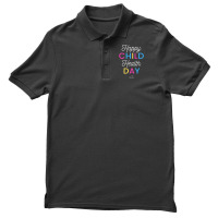 Happy Child Health Day Men's Polo Shirt | Artistshot