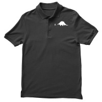 Girl Walking A Pet Stegosaurus Dinosaur Lover Pet Lizard T Shirt Men's Polo Shirt | Artistshot