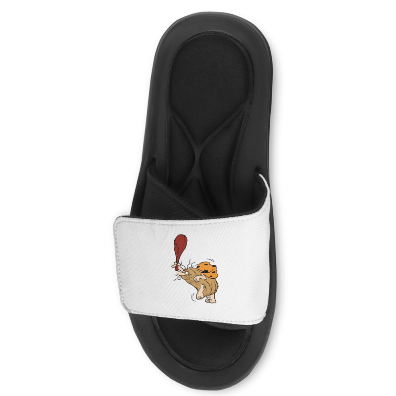 Custom Caveman Slide Sandal By Haydar Artistshot custom-caveman-slide-sandal-by-haydar-artistshot