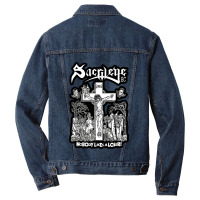 Character Animated Monster Music For Men Women Men Denim Jacket | Artistshot